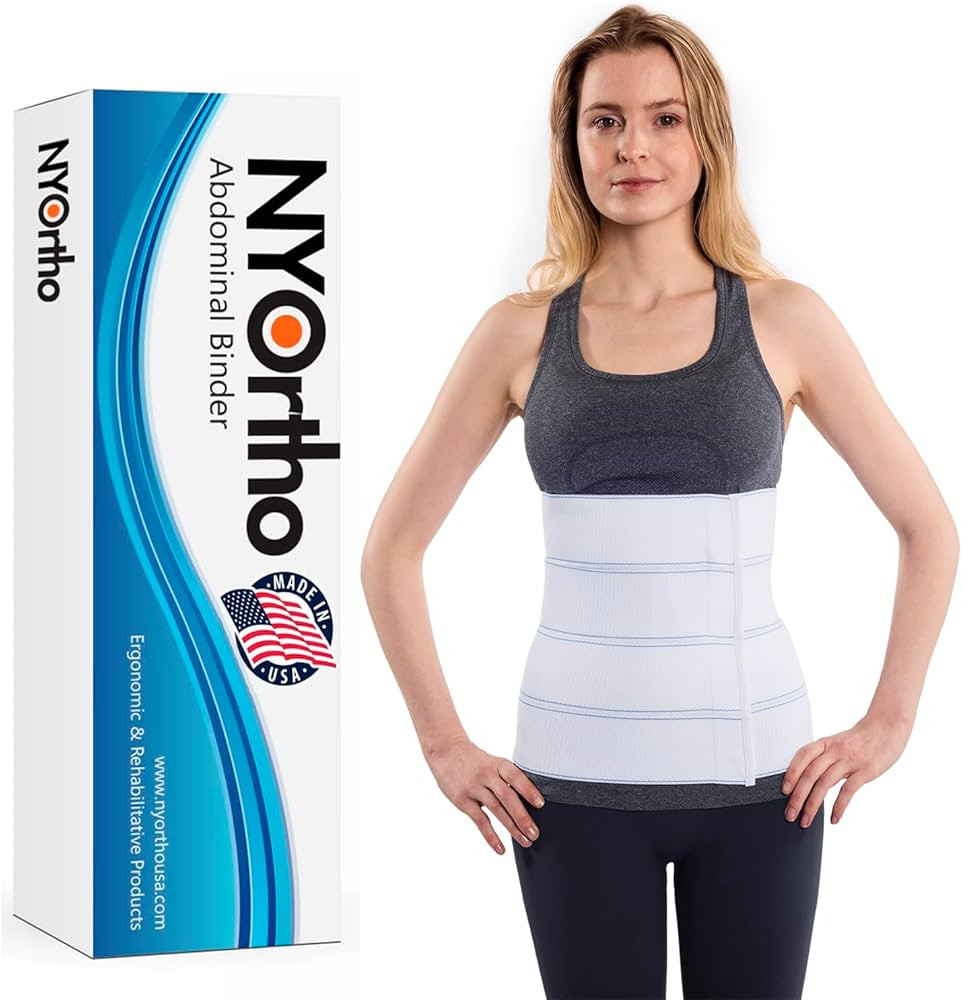 NYOrtho Abdominal Binder Lower Waist Support Belt - Compression Wrap for Men and Women MADE IN US... | Amazon (US)