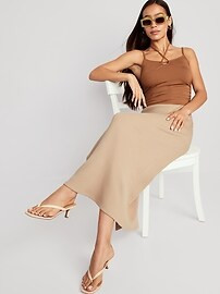 Pull-On Rib-Knit Maxi Skirt for Women | Old Navy (US)
