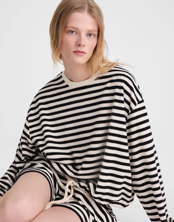 Tie-Waist Top in Terry | Madewell