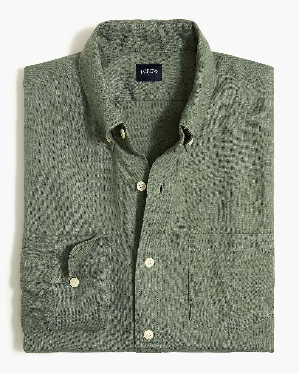 Classic linen-blend shirt | J.Crew Factory