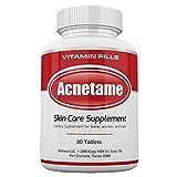 Acnetame 30 Ct Acne Pills- Supplements for Acne Vitamin Treatment- Tablets to Clear Oily Skin for Wo | Amazon (US)