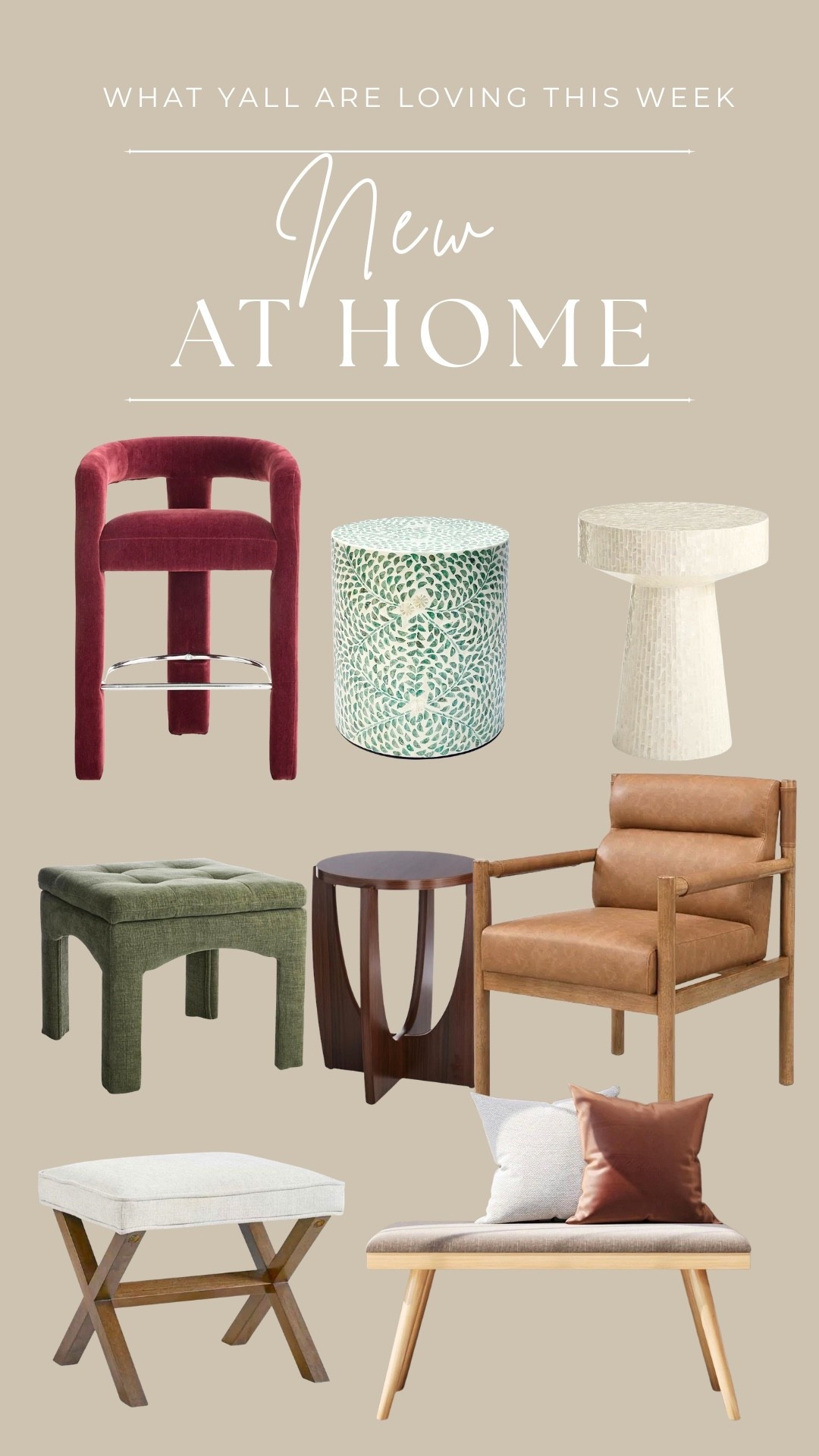 Colorful pops of furniture to really add to your space. This Merlot dining chair is screaming get me in a monochromatic room situation, FABULOUSLY! 



Home finds, at home, home furniture, dining chairs, dining room, room inspo, home refresh, home interior

#LTKHome #LTKSeasonal #LTKOver40