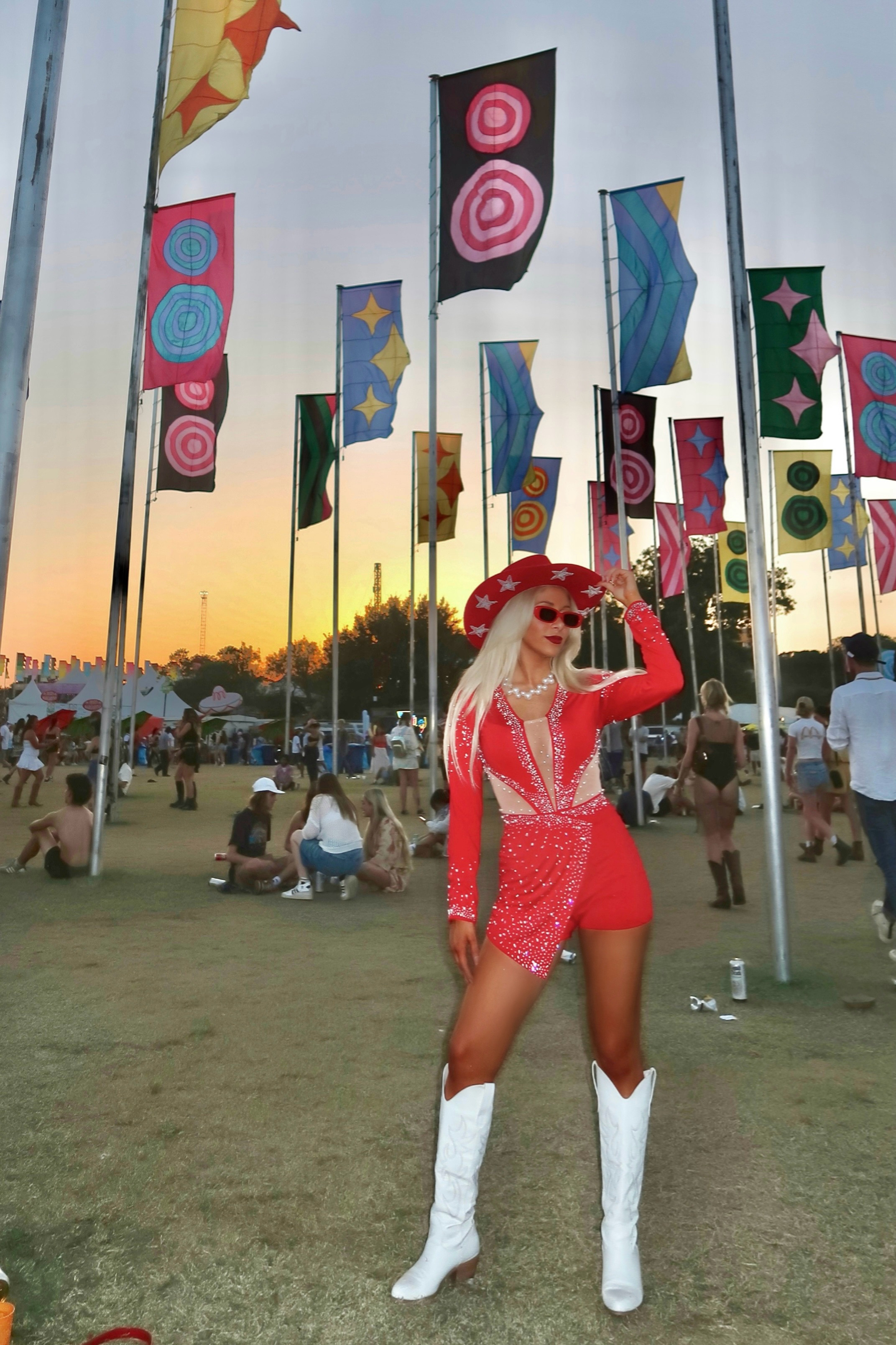 The color of fall 🍒

Romper size small 
Boots size 6.5 (true to size)
Similar hats linked

Austin city limits festival, ACL outfit, country concert outfit, cowgirl outfit, jeweled romper, stars cowboy hat, red cowboy hat, cowgirl hat, red outfit, Megan Moroney inspired look, pearl necklace, pearl outfit, pearl details, teardrop earrings, red sunglasses, white cowboy boots, country music festival style, country festival fashion, festival look

#LTKParties #LTKStyleTip #LTKBeauty