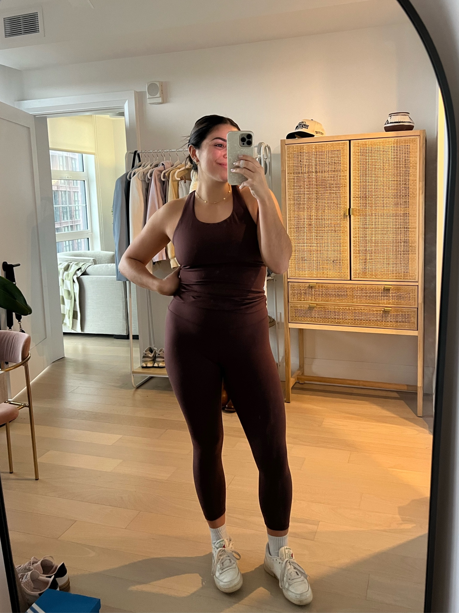 Fully obsessed with these CRZ yoga Amazon workout sets. Each piece runs around $25 so together they’re super affordable!! Just double check that you have the same color (check the names!) if you want them to match :) 

The top has a built in bra & I LOVE the length. It’s more of a hip height than a bra and I just always feel so much more confident in this than in other tight tanks. Pairs perfect with the butterluxe leggings (they legit feel amazing, I have so many pairs of these!). Always true size - M

#LTKfindsunder50 #LTKSeasonal #LTKActive