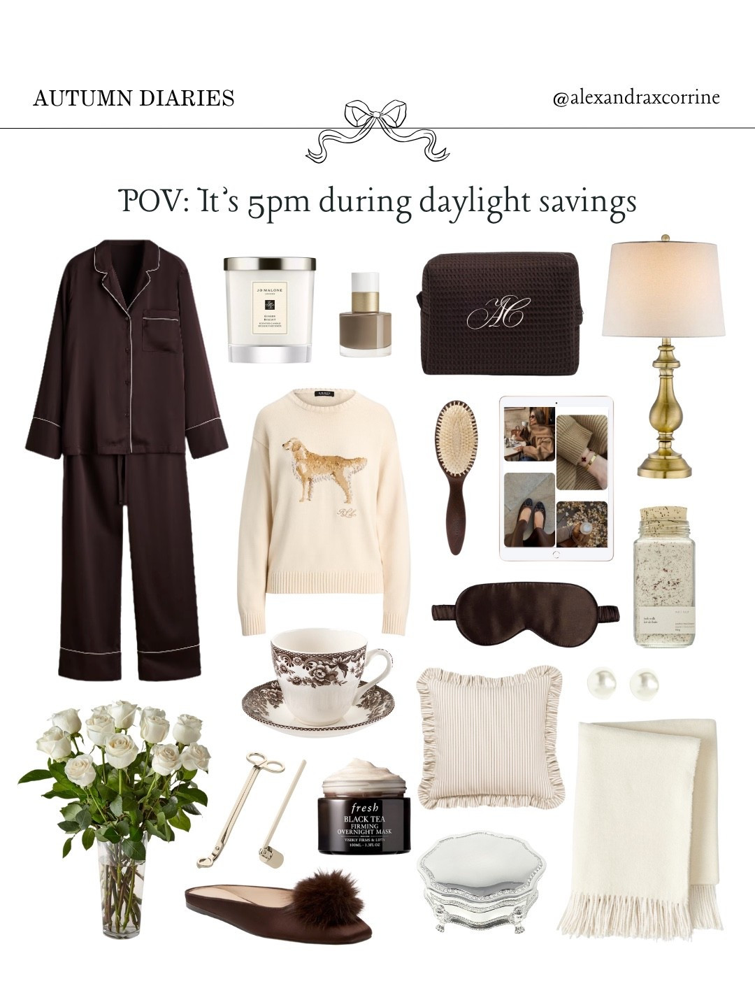 It is officially getting darker earlier, which means cozy unwind time starts sooner 🧸🤎🧺🍂

#fallaesthetic #cozynights #fallishere #moodboardaesthetic #pinterestinspo 

[ daylight savings, cozy night in, fall night at home, ber months, cozy at home, fall night routine, homebody aesthetic, chocolate brown, Ralph Lauren, Nancy Meyers, Pinterest mood board aesthetic ]

#LTKSeasonal #LTKHome #LTKStyleTip