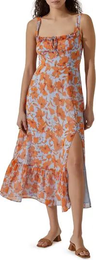 ASTR the Label Floral Midi Dress | Nordstrom | Nordstrom