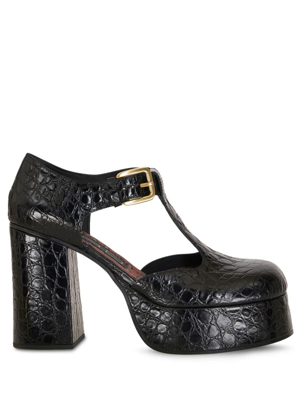 ETRO Mary Jane 110mm round-toe pumps - Black | Farfetch Global
