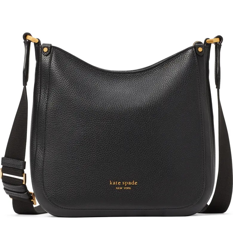 kate spade new york medium roulette pebble leather crossbody bag | Nordstrom | Nordstrom