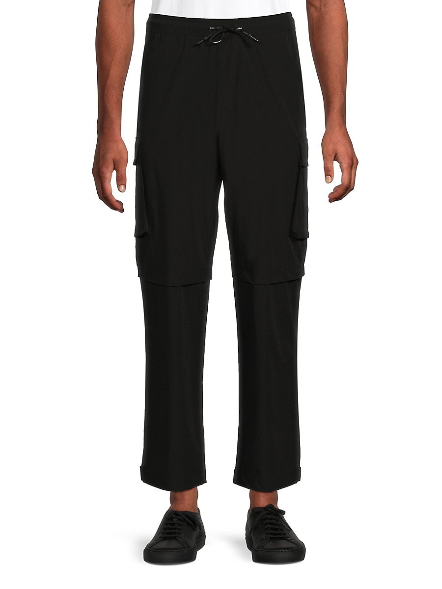 Karl Lagerfeld Paris Men's Drawstring Cargo Pants - Black - Size XXL | Saks Fifth Avenue OFF 5TH