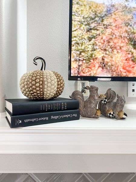 I love decorating for the seasons!  These cute squirrels and pumpkins from @mackenziechilds are some of my favorite things to put out when fall comes around!  Tho - I already have my tree up I plan to try and make it harvesty and match my cute fall stuff until after thanksgiving comes!  I got some new fun Christmas stuff in the mail from @mackenziechilds that I can’t wait to share with you guys too!  Some of which I’ll be using for that transition from fall to Xmas decor .  How do you transition from Halloween- fall - Christmas?
.
.
.
. #mackenziechilds #harvesttime #harvestdecor #falldecor #falldecorations #falldecorating #falldecoratingideas #thanksgivingdecor #thanksgivingtable #thanksgivingrecipes #falllivingroom #fallhomedecor #liketoknowit #ltkhome #ltkfall #ltkseasonal #mcthanksgiving #sponsored

#LTKSeasonal #LTKhome #LTKHoliday