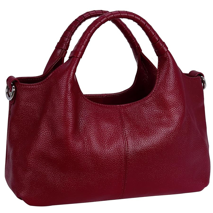 Iswee Genuine Leather Shoulder Bags Purses and Handbags for Women Satchel Designer Cross Body Hob... | Amazon (US)