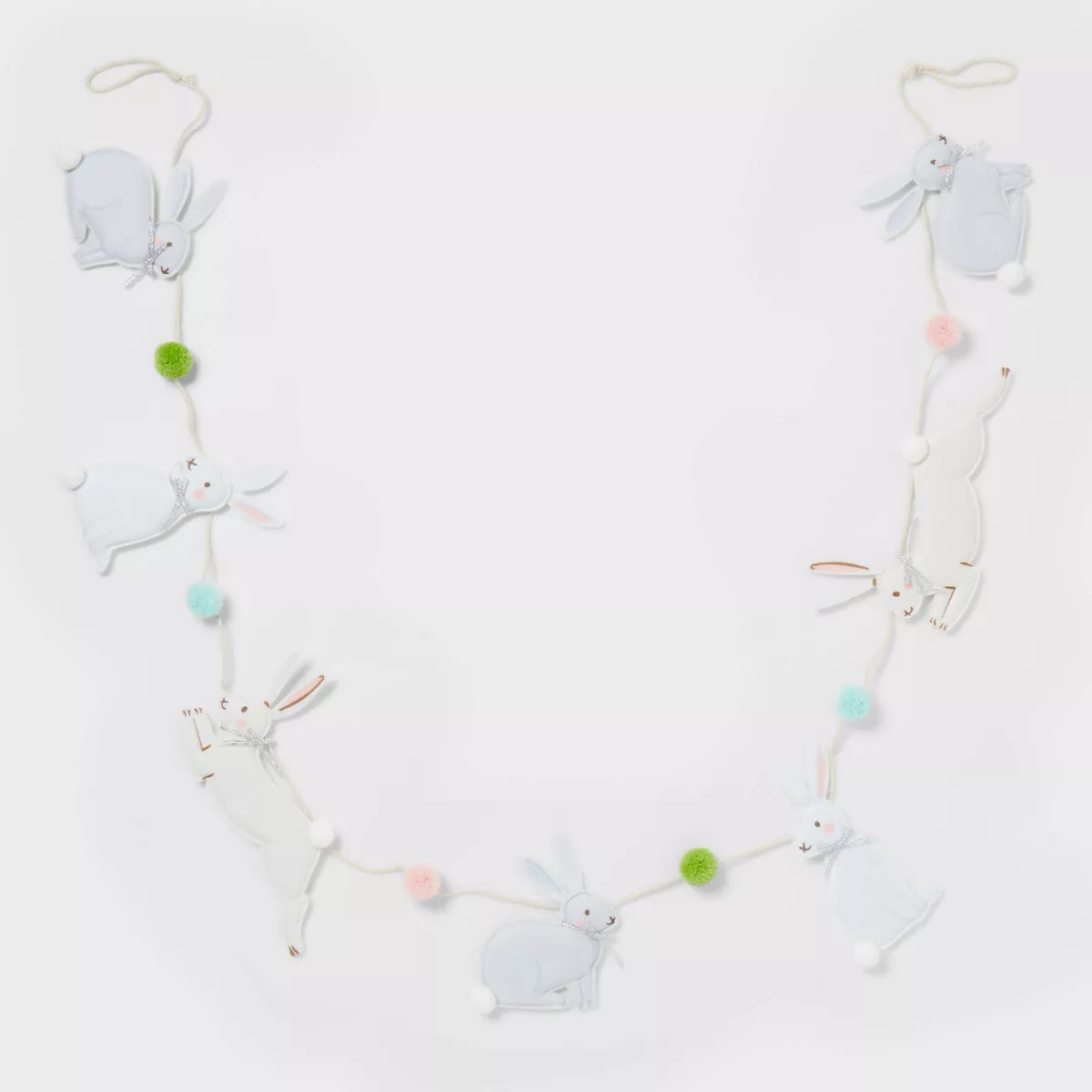 72" Felt Easter Bunnies Decorative Wall Garland - Spritz™ | Target