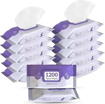 Lavender Scented Pet Wipes 12 Packs of 100 (1200 Total) Extra Large Wipes for Gentle Cleaning & D... | Nordstrom