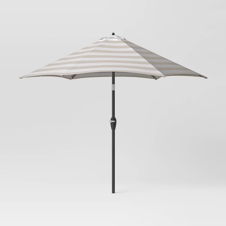 9'x9' Market Patio Umbrella - Black Pole - Threshold™ | Target