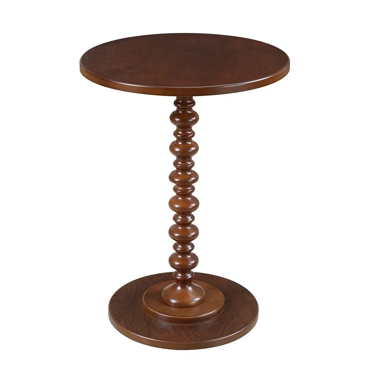 Convenience Concepts Palm Beach No Tools Spindle Table, Mahogany | Walmart (US)