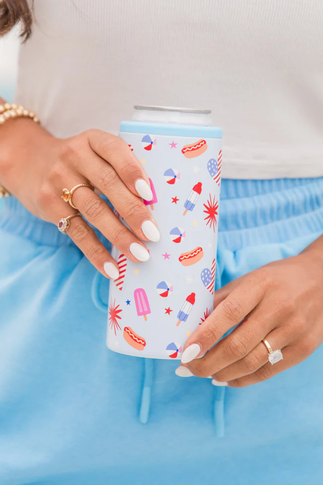 Slim Can Cover In Sun's Out, Buns Out | Pink Lily