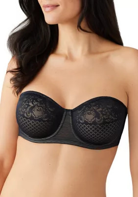 Wacoal Women's Visual Effects Strapless Minimizer Bra, Black, 34 G | Belk