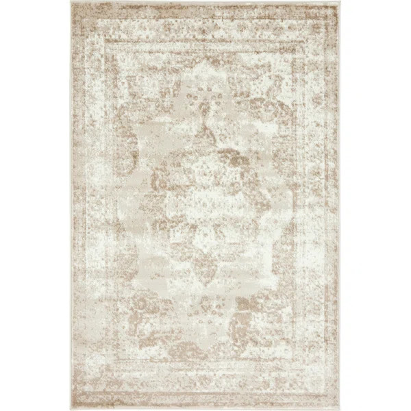 Brandt Oriental Beige Area Rug | Wayfair North America