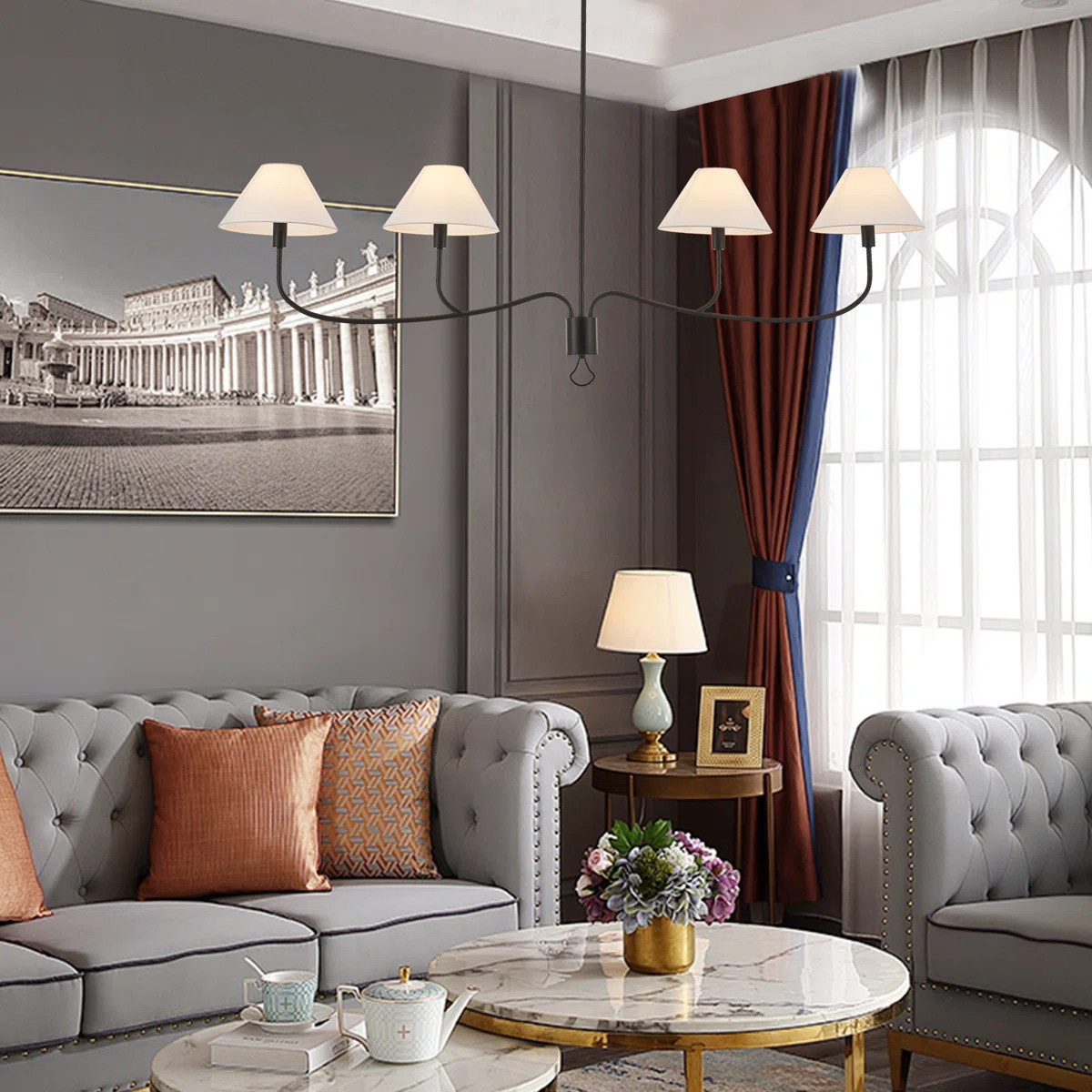 4 - Light Kitchen Island Pendant Light | Wayfair North America