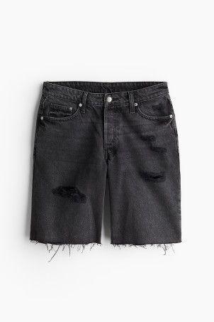 Baggy Low Denim Shorts | H&M (US + CA)