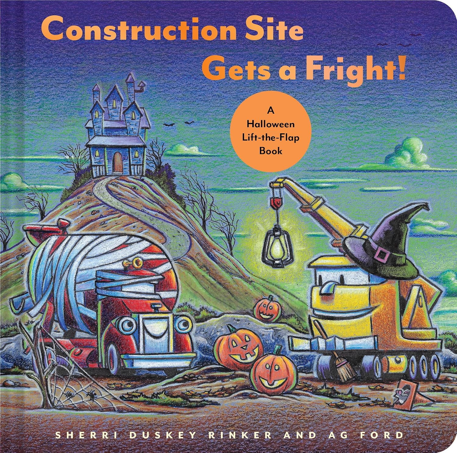 Construction Site Gets a Fright!: A Halloween Lift-the-Flap Book    Board book – Lift the flap,... | Amazon (US)