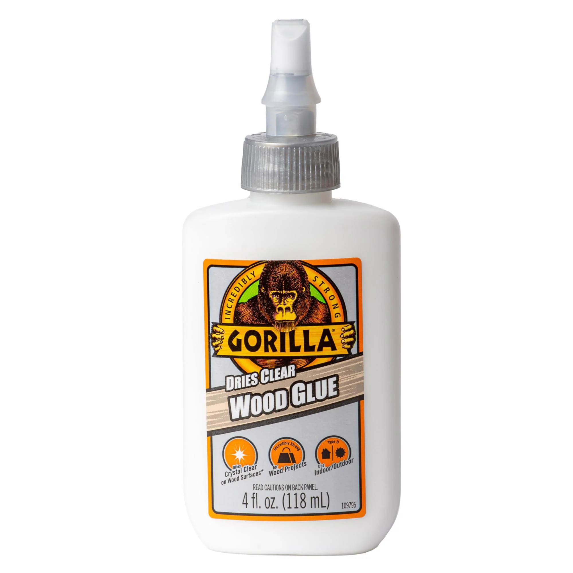 Gorilla High Strength Wood Glue - 4 oz Waterproof Adhesive for Woodworking Projects one_size | 109788 | Lowe's