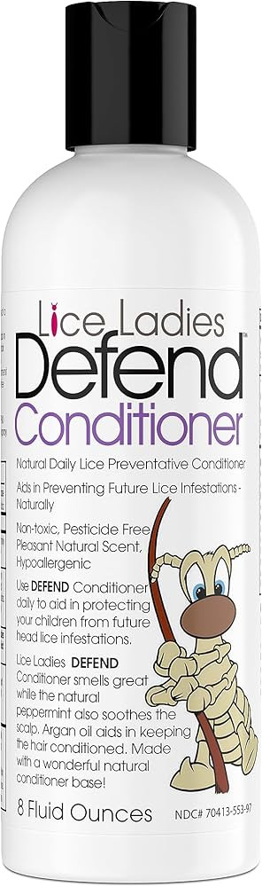 Kids Lice Prevention Conditioner by Lice Ladies - Daily Use Kids Lice Prevention | Prevents Lice, Super Lice & Nits |100% Natural and Non-Toxic | Used by Lice Professionals | 8oz | Amazon (US)