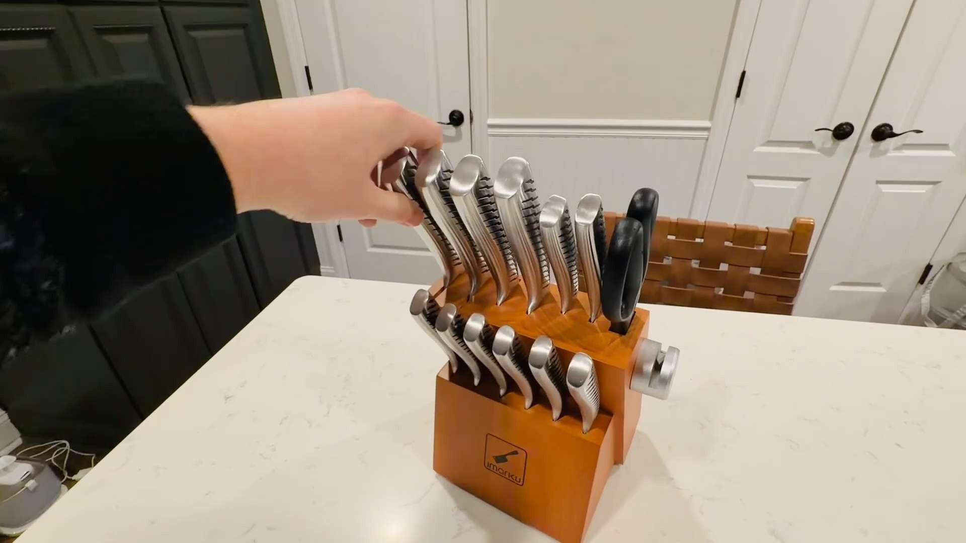 #ad This post contains affiliate links, which means I may earn a small commission if you make a purchase through my links.

This 14-piece kitchen knife set is a solid upgrade for everyday cooking. It includes the essential knives you actually use, plus a built-in sharpener to help keep them performing well over time. Made from high carbon stainless steel with a clean silver finish, and it comes with a matching block for organized countertop storage. 

 #LTKfoodie #LTKHome