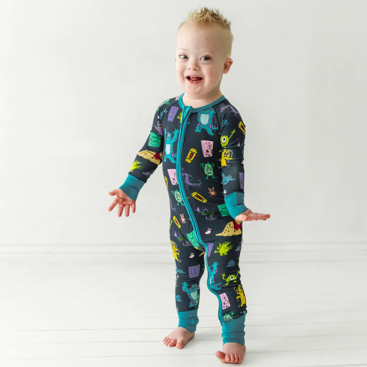 Disney & Pixar Monsters, Inc. Bamboo Viscose Zippy | Little Sleepies