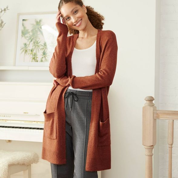 Women's Colorblock Open-Front Cozy Cardigan - A New Day™ | Target