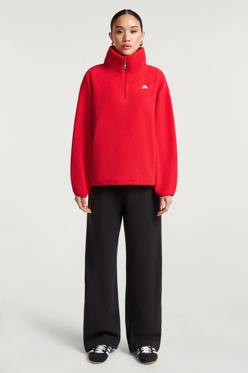 ALIX Half-Zip Strawberry | 4TH ARQ | 4tharq 