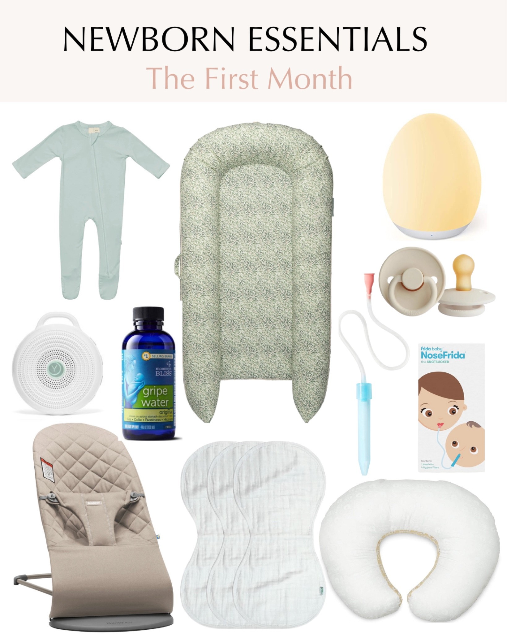 Newborn baby essentials // baby must haves // newborn must haves // baby first month // baby gear // baby registry // baby clothes // newborn :: baby boy 

#LTKbump #LTKbaby #LTKhome