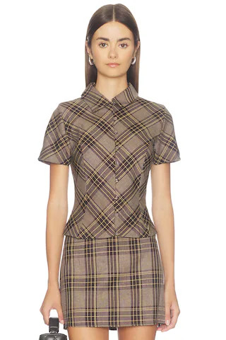 superdown Mariam Top in Brown. - size S | Revolve Clothing (Global)