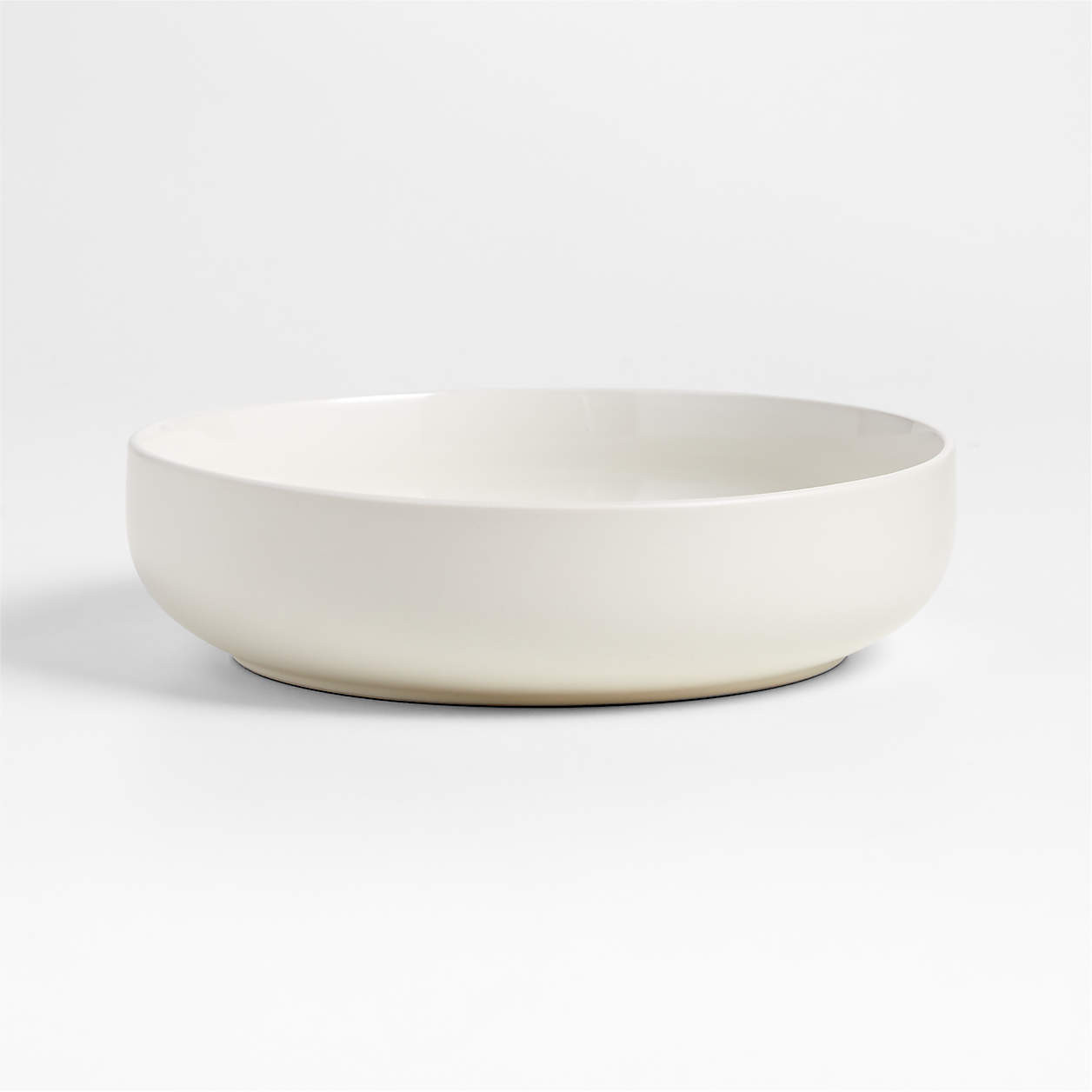 Hudson Natural Stoneware Low Bowl + Reviews | Crate & Barrel | Crate & Barrel