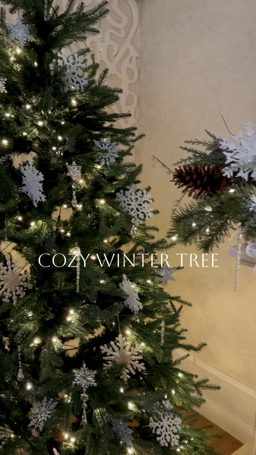 Cozy winter tree, winter home decor, snowflake decorations 

#LTKSaleAlert #LTKFindsUnder50 #LTKHome