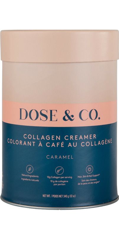 Dose & Co Collagen Creamer Powder Caramel | Well.ca