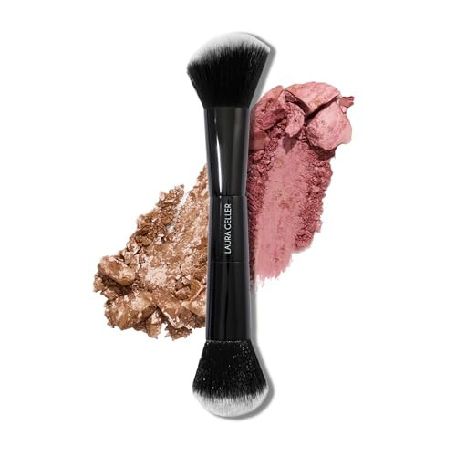 LAURA GELLER NEW YORK Dual-Ended Blush + Bronzer Brush - Blush Bronzer Contour Face Makeup Brush | Amazon (US)
