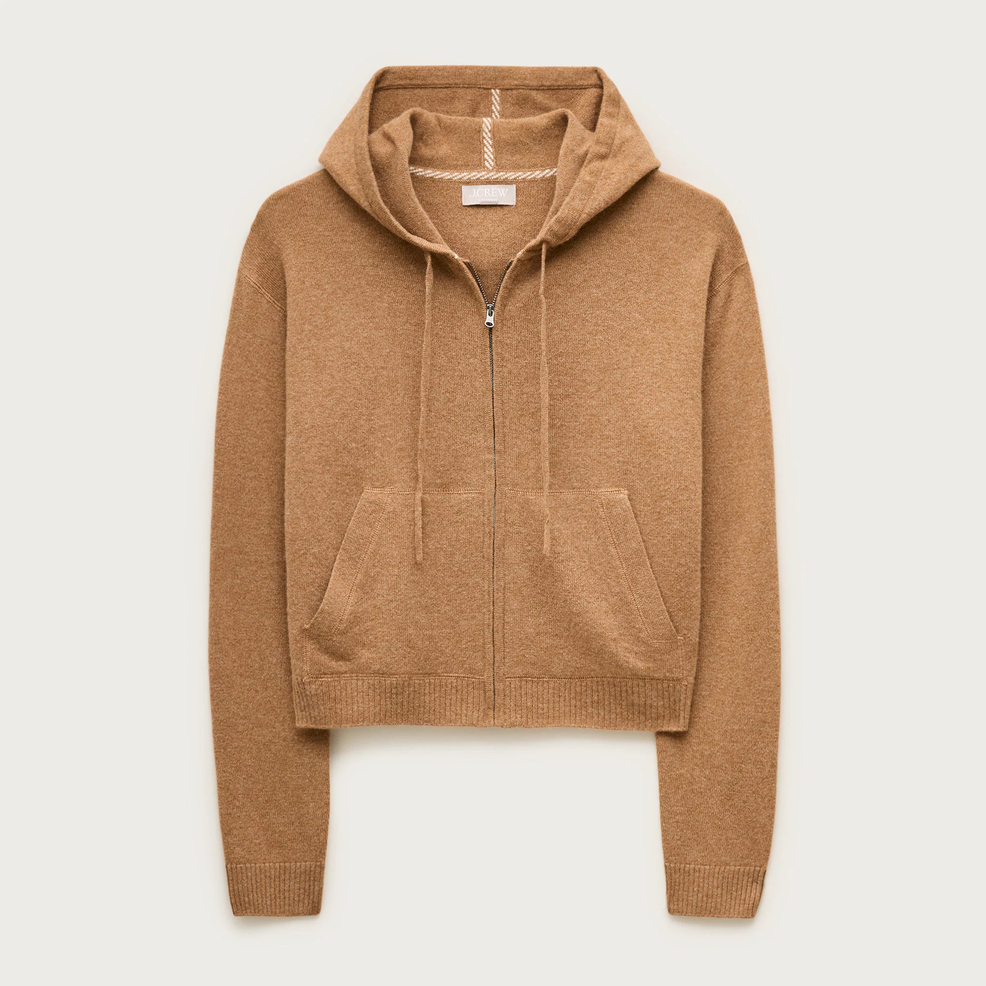 Cashmere full-zip hoodie | J. Crew US
