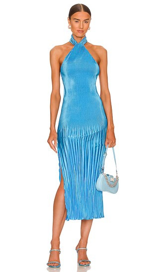 Soire Klum Midi Dress in Cloud Blue | Revolve Clothing (Global)