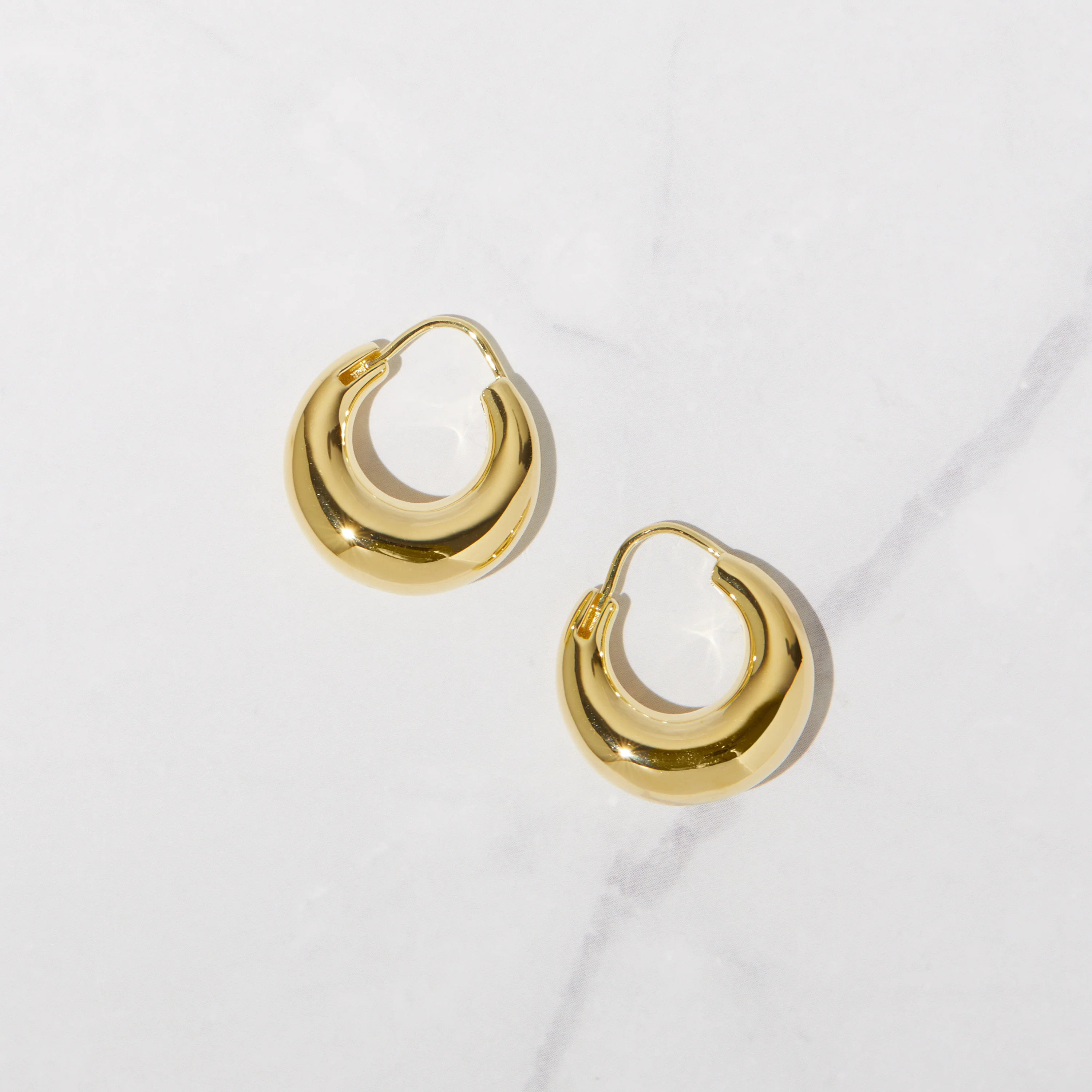 Chunky Basket Hoops | Sami Jewels