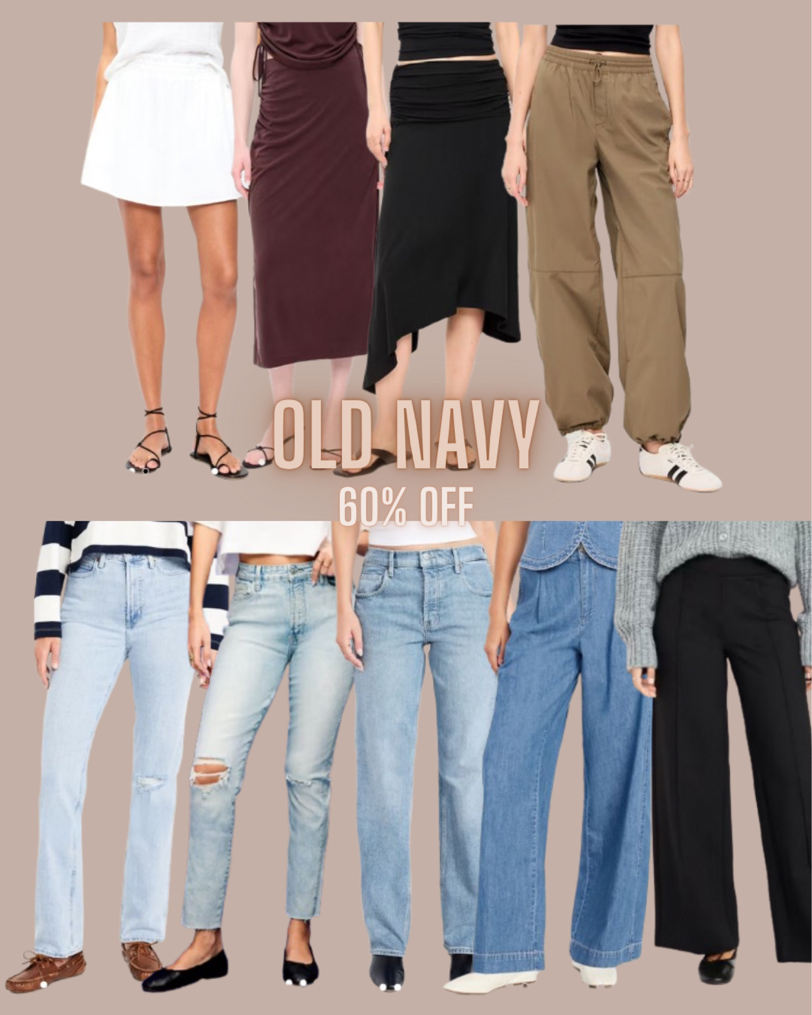 Ends tomorrow

Old Navy
Gauze skirt
Asymmetrical skirt
Parachute pants
Spring denim
Wide leg pants


#LTKSaleAlert
