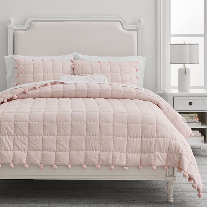 Pom-Pom Quilt | Pottery Barn Teen