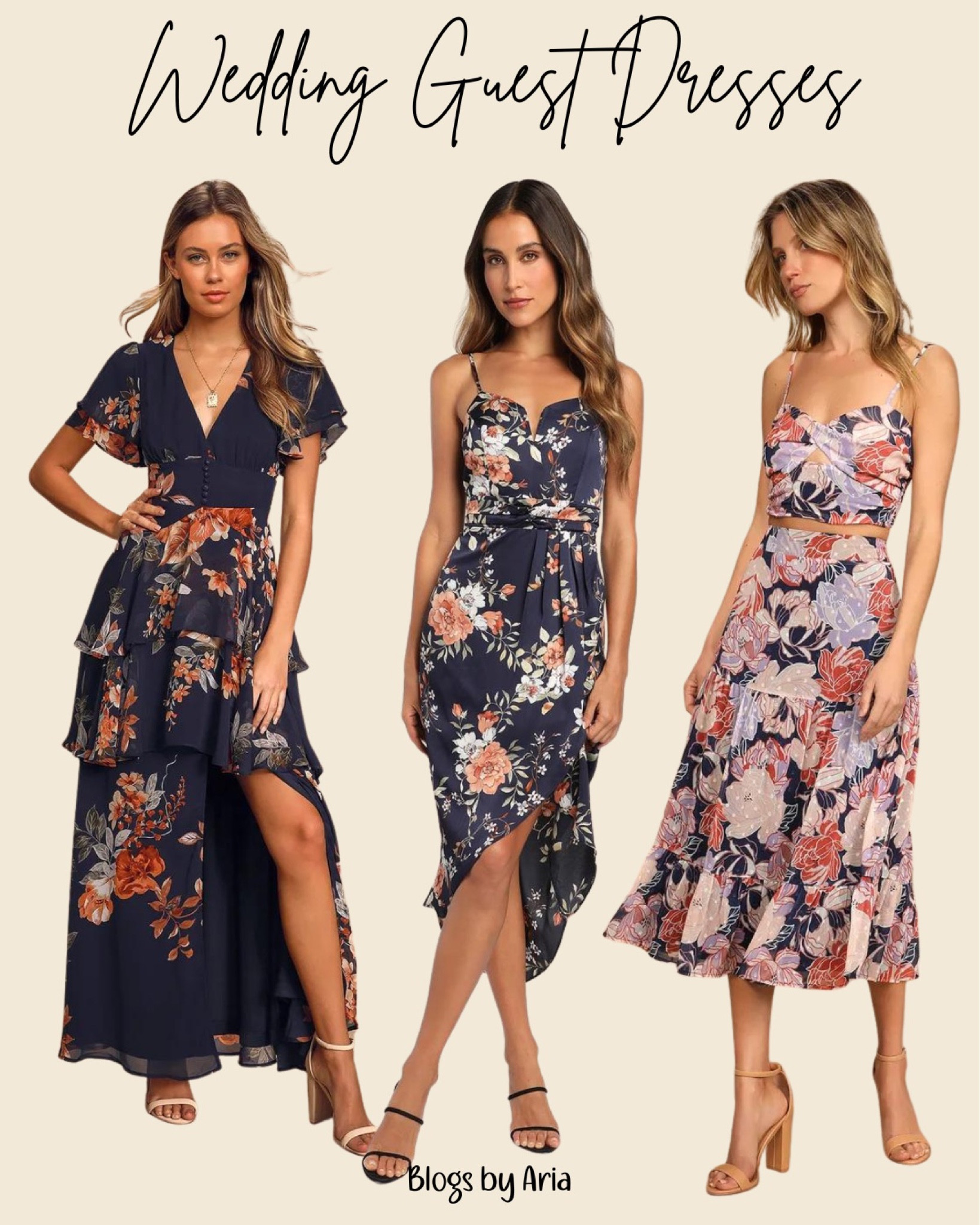 Fall wedding guest dress ideas. Stun everyone with these beautiful floral wedding guest dresses that are perfect for a fall wedding  

#LTKunder100 #LTKstyletip #LTKSeasonal