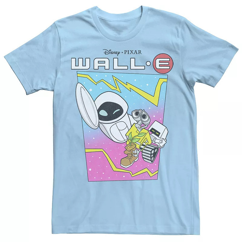 Disney / Pixar's WALL-E Eve Men's Burn-E Space Ride Tee, Size: 3XL, Light Blue | Kohl's