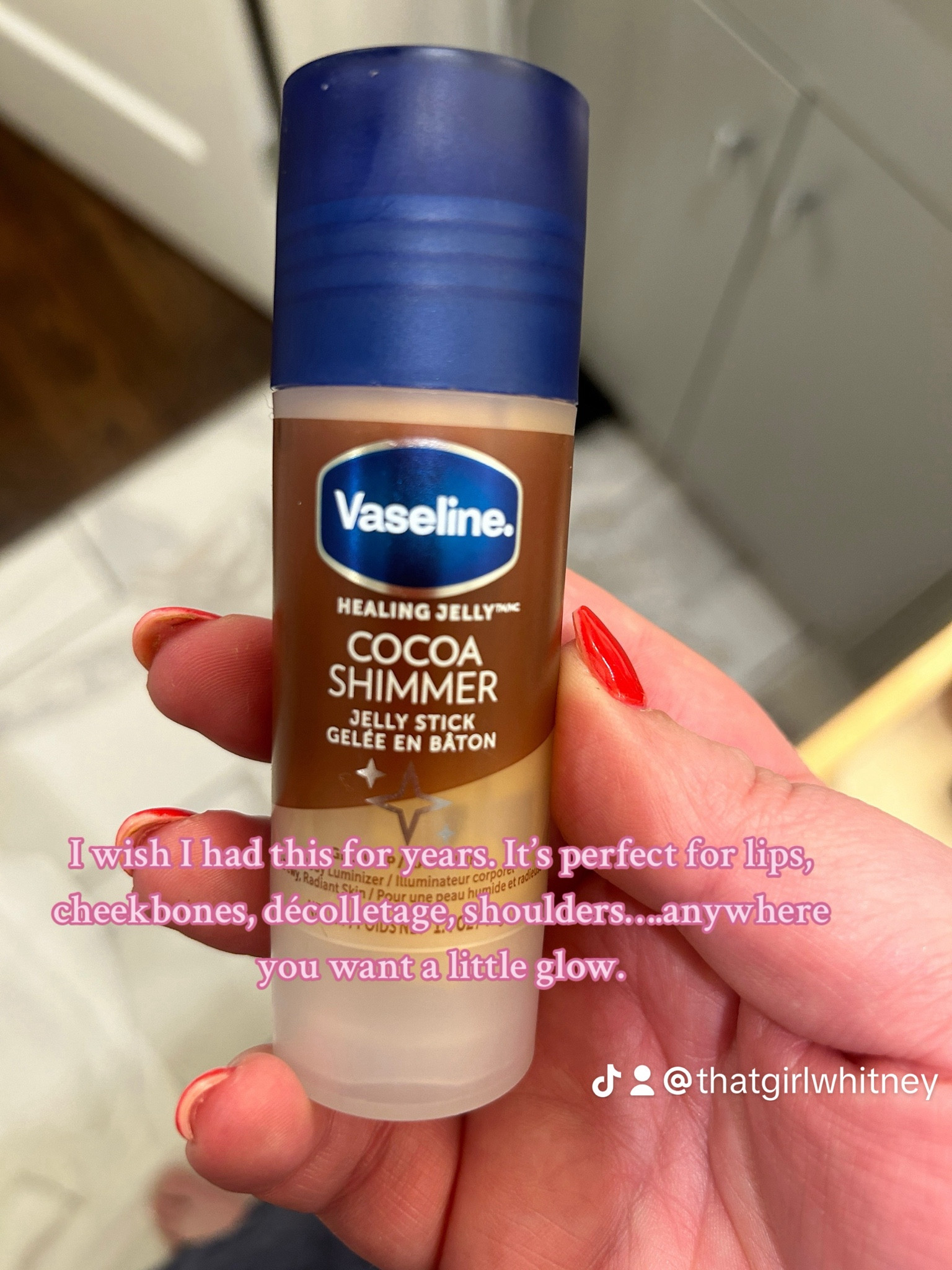This Vaseline stick is amazing. It’s perfect for anywhere you want some hydration and glow. It also comes in a non cocoa shimmer version and is under $6 with Target Circle Week!

#LTKplussize #LTKxTarget #LTKbeauty