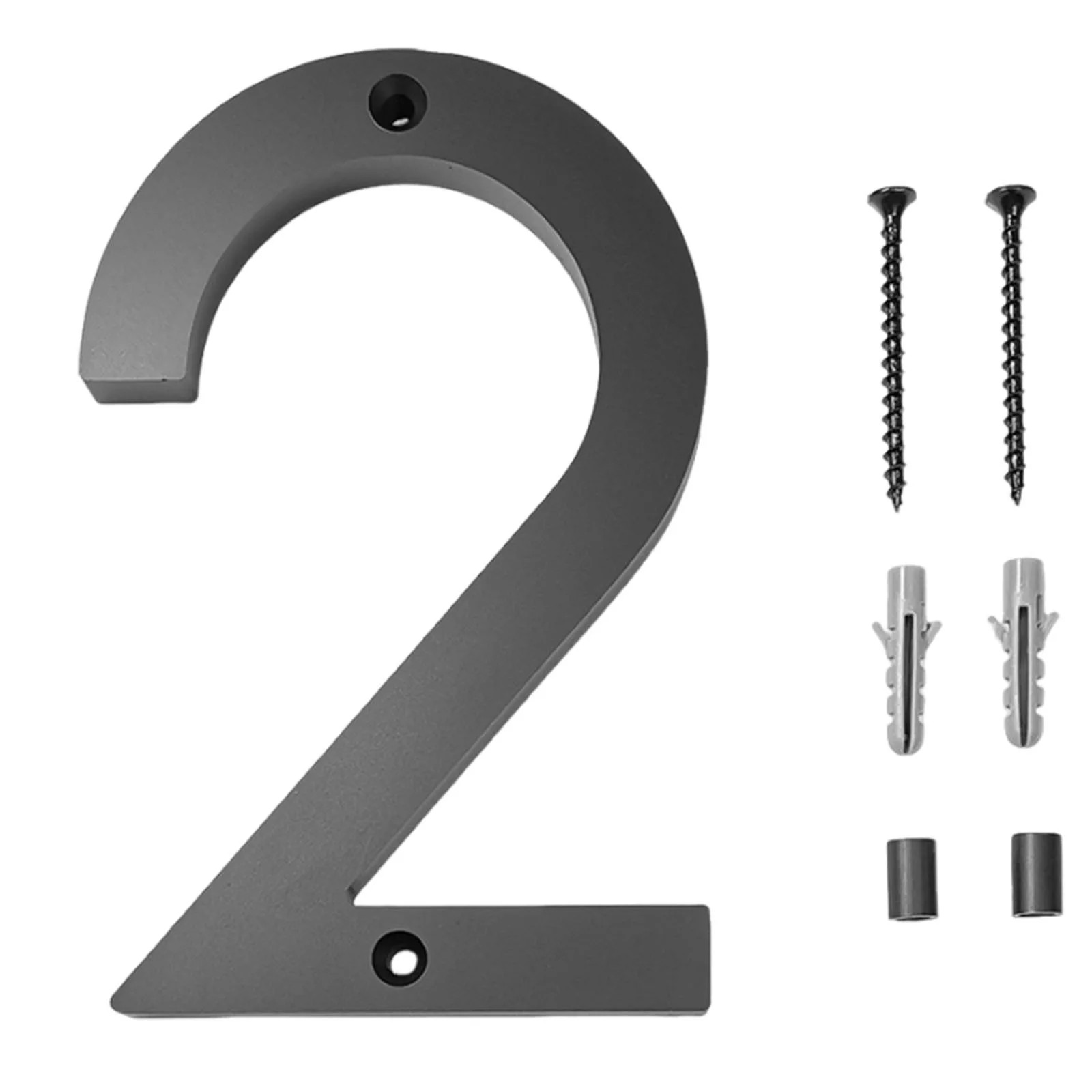 Blukids 6 Inch Floating House Number Metal Modern Anti-Rust House Address Numbers for Outside wit... | Walmart (US)