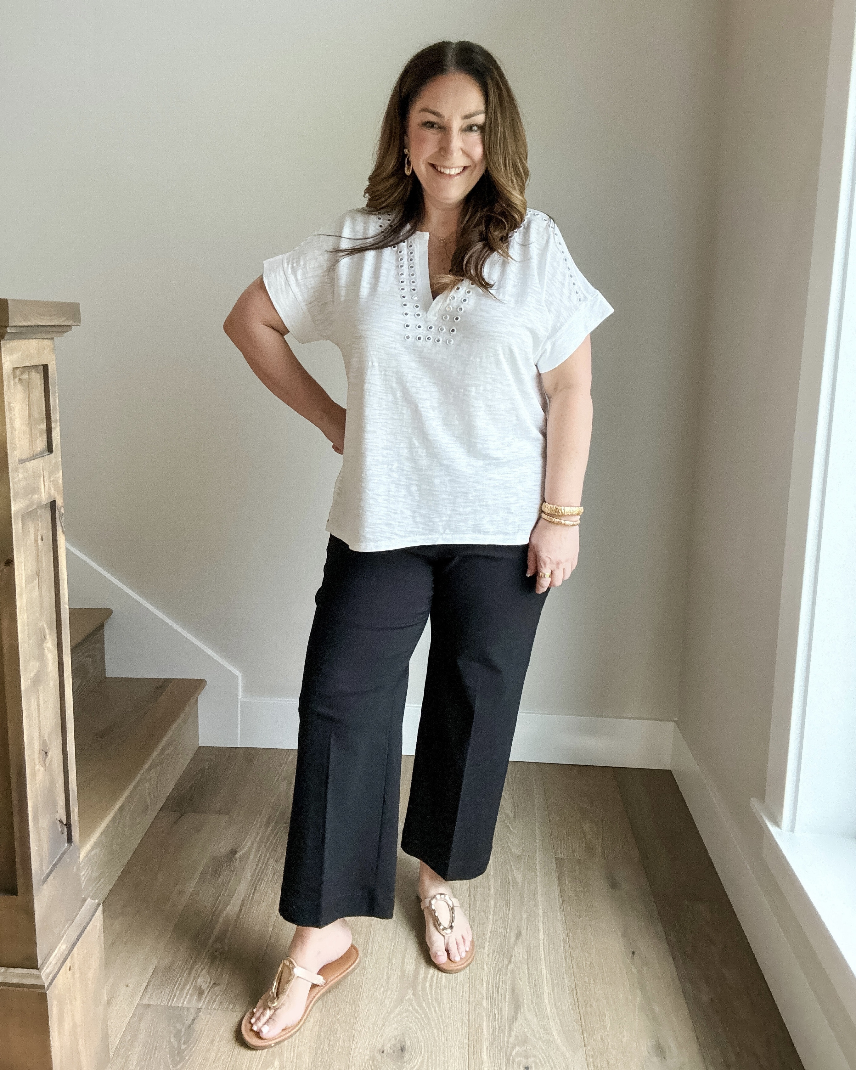 40% off Summer tanks and tees that are elevated for a summer outfit wearing large/ 2 in tops | 2.5 / 14 in bottoms

#LTKSaleAlert #LTKOver40 #LTKMidsize