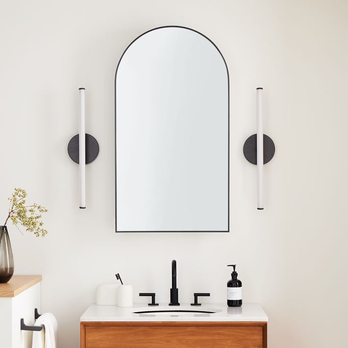 Arched Metal Framed Medicine Cabinet | West Elm (US)