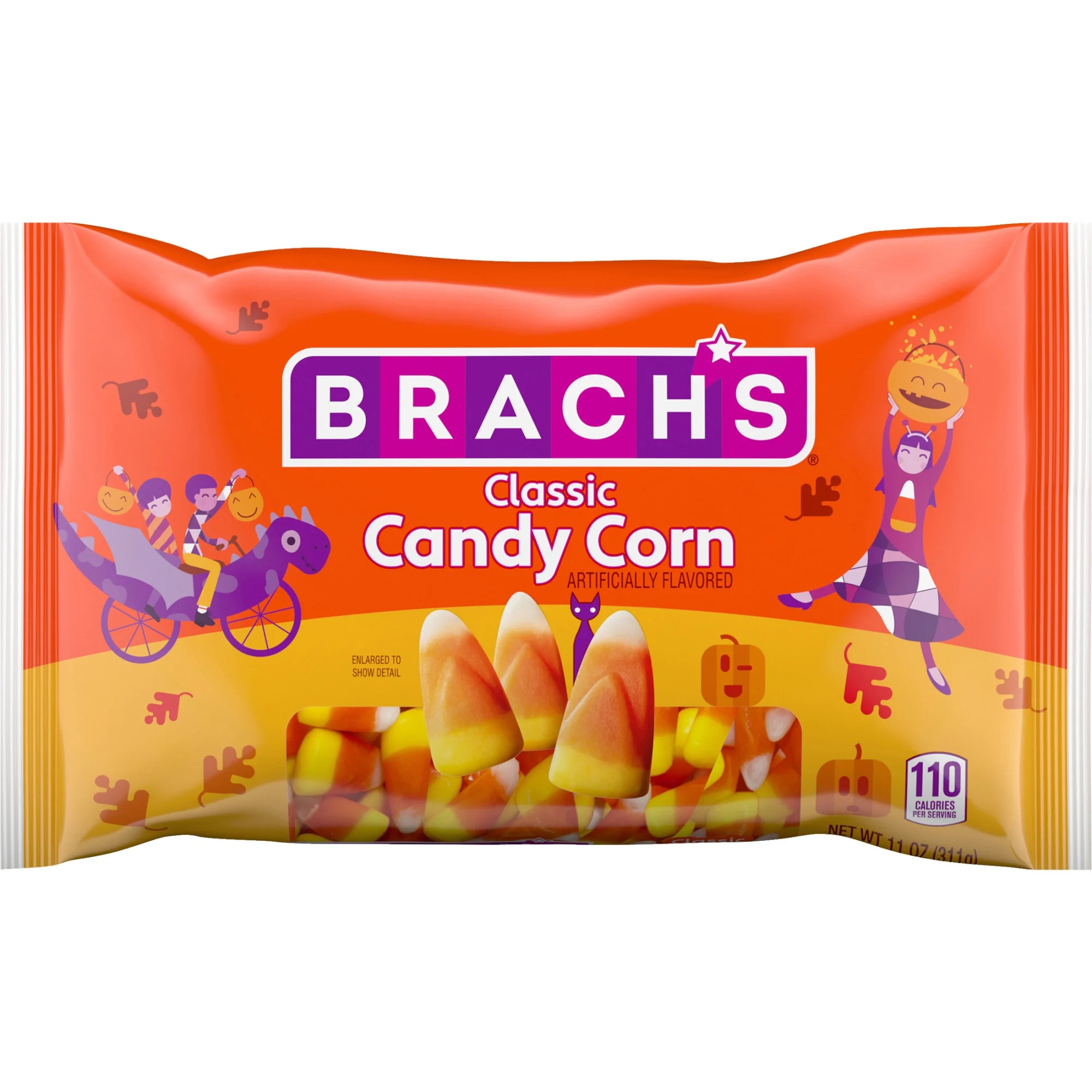 Brach's Classic Candy Corn, Halloween Candy, Classic Fall Treats, 11 Ounce Bag | Walmart (US)