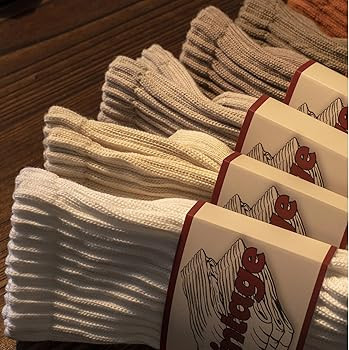 Crew Socks, Fall & Winter Socks
        4 Pairs, Natural, 98% Cotton, Seamless, Breathable, Cozy,... | Amazon (US)